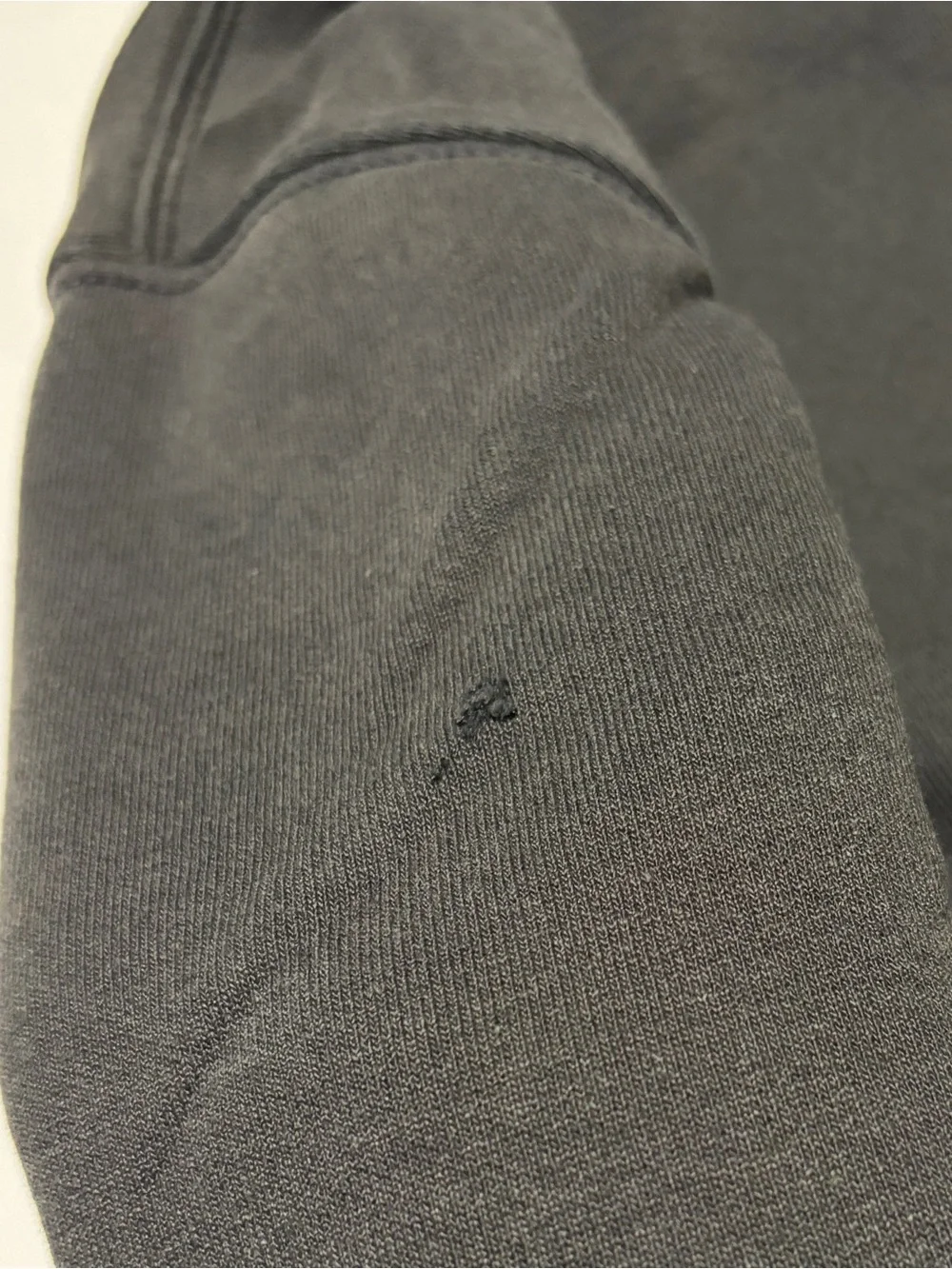 Carhartt Black Crewneck Hoodie with Sleeve Logo | Large
